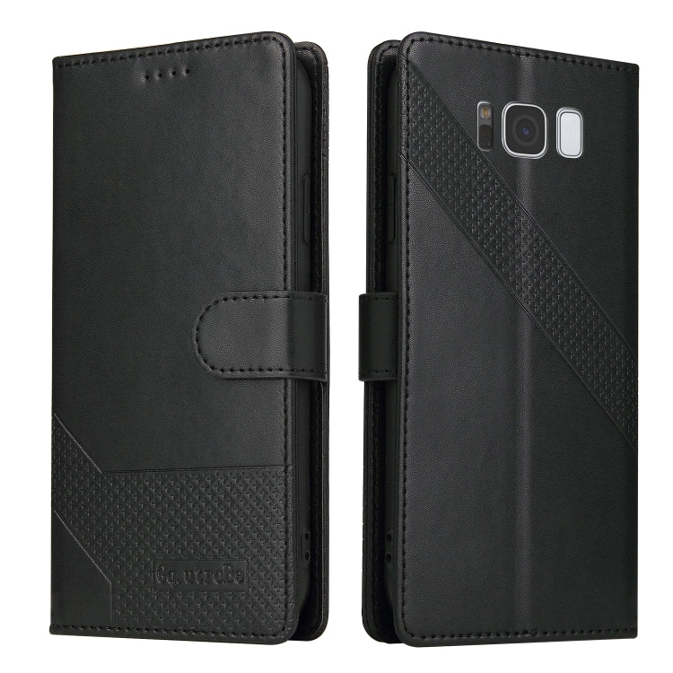 For Samsung Galaxy S8+ GQUTROBE Skin Feel Magnetic Leather Phone Case