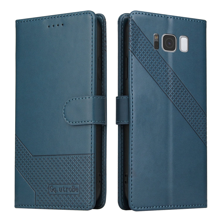 For Samsung Galaxy S8+ GQUTROBE Skin Feel Magnetic Leather Phone Case