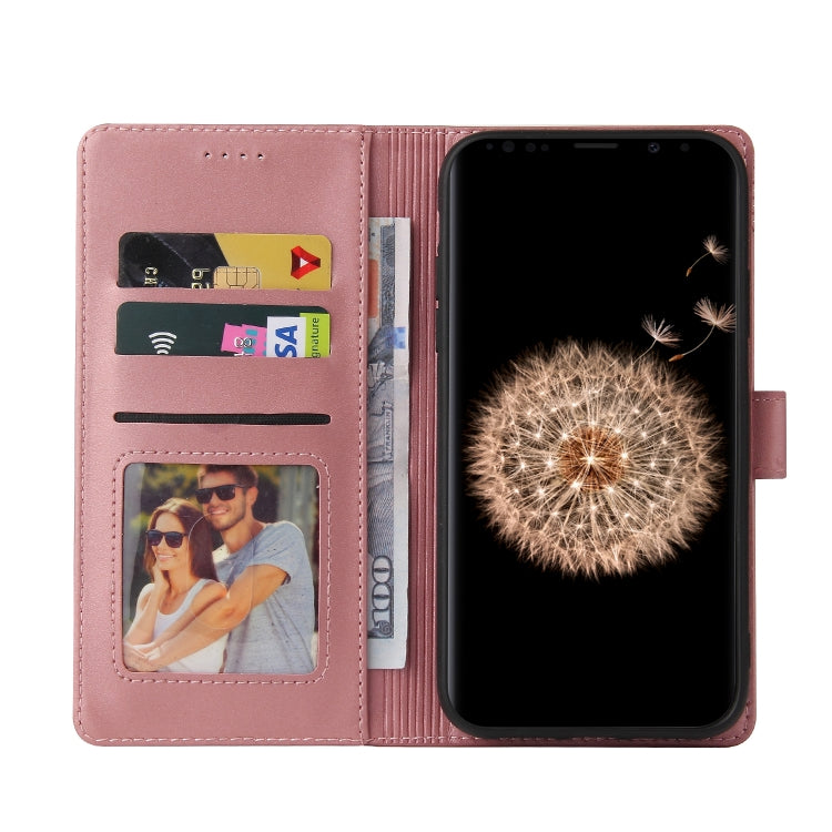 For Samsung Galaxy S9+ GQUTROBE Skin Feel Magnetic Leather Phone Case