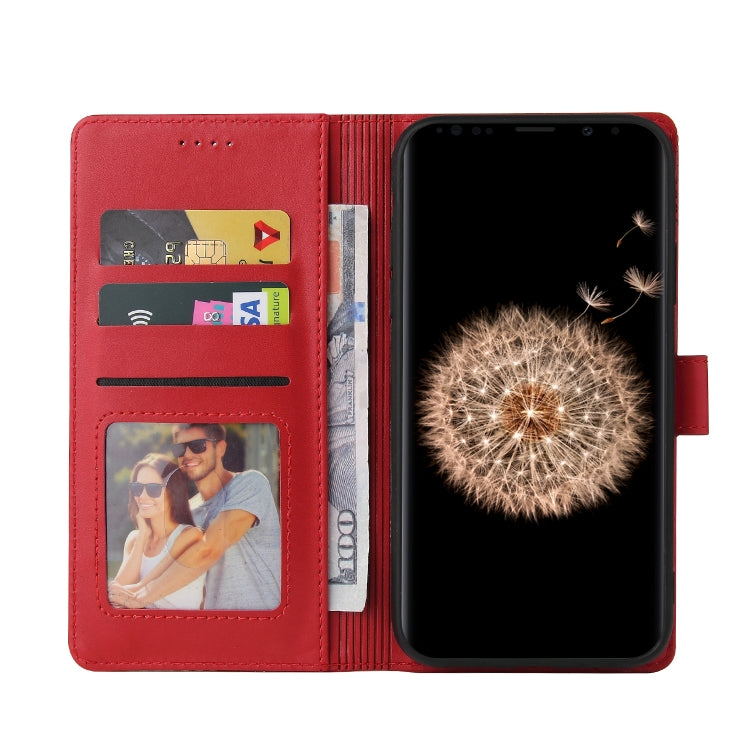 For Samsung Galaxy S9+ GQUTROBE Skin Feel Magnetic Leather Phone Case