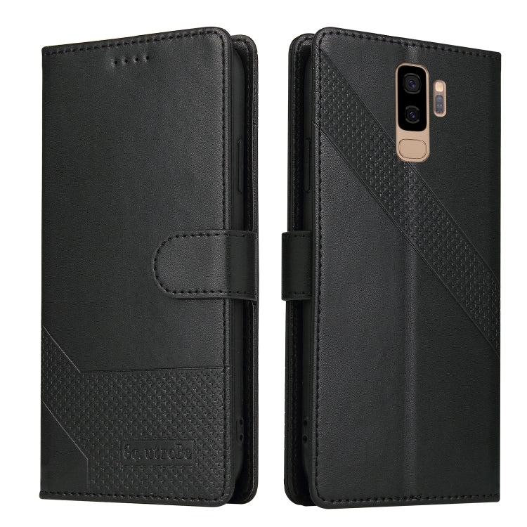 For Samsung Galaxy S9+ GQUTROBE Skin Feel Magnetic Leather Phone Case
