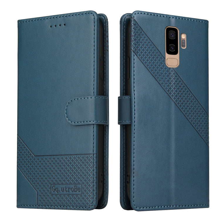 For Samsung Galaxy S9+ GQUTROBE Skin Feel Magnetic Leather Phone Case