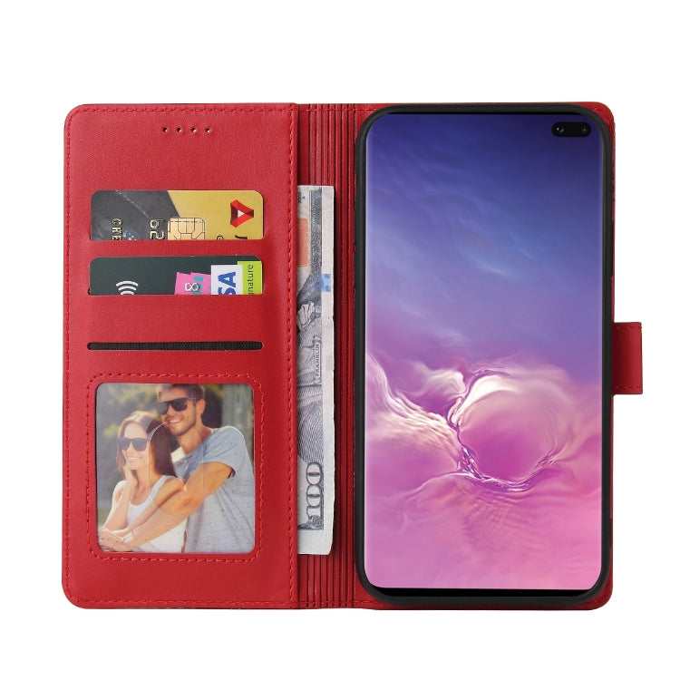 For Samsung Galaxy S10+ GQUTROBE Skin Feel Magnetic Leather Phone Case