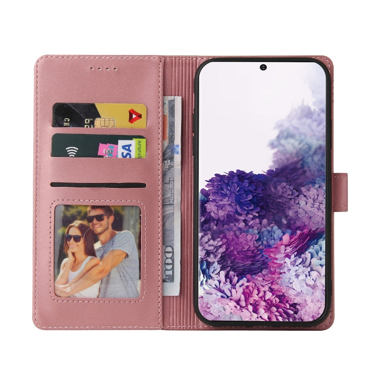 For Samsung Galaxy S20 GQUTROBE Skin Feel Magnetic Leather Phone Case
