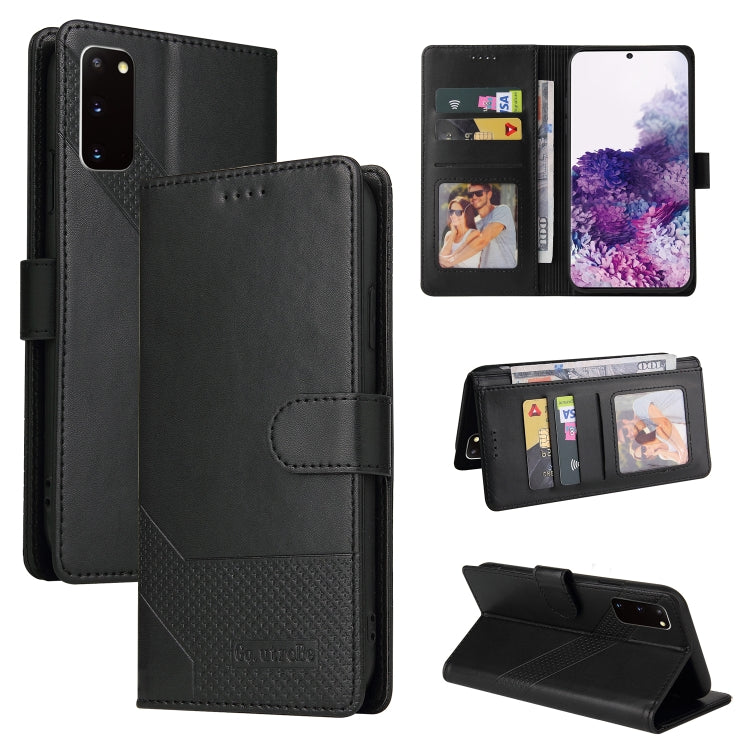 For Samsung Galaxy S20 GQUTROBE Skin Feel Magnetic Leather Phone Case