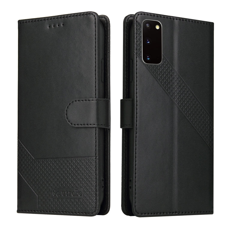 For Samsung Galaxy S20 GQUTROBE Skin Feel Magnetic Leather Phone Case
