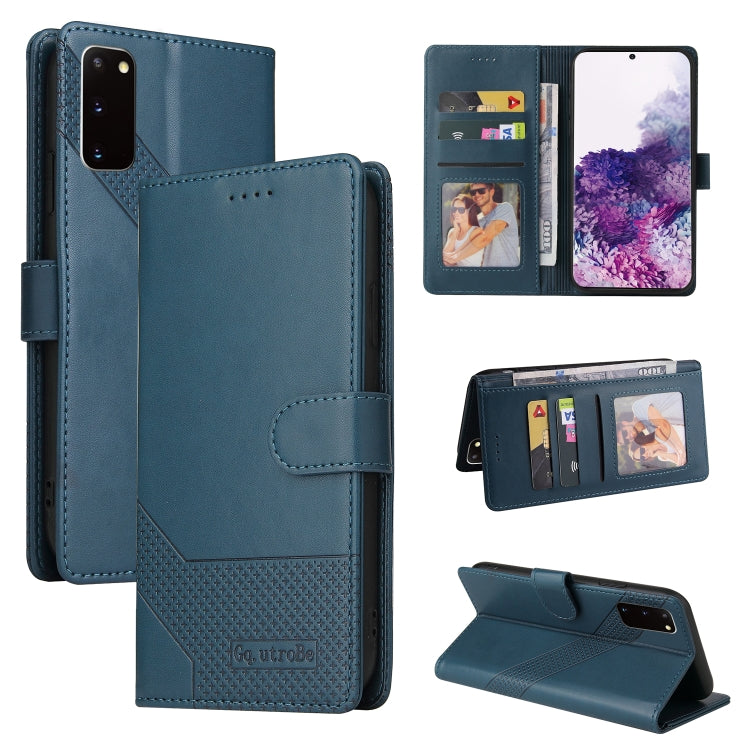 For Samsung Galaxy S20 GQUTROBE Skin Feel Magnetic Leather Phone Case