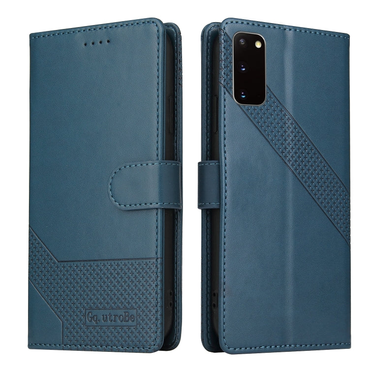 For Samsung Galaxy S20 GQUTROBE Skin Feel Magnetic Leather Phone Case