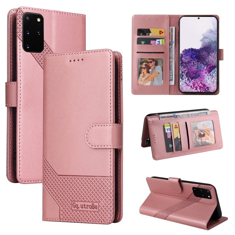 For Samsung Galaxy S20+ GQUTROBE Skin Feel Magnetic Leather Phone Case