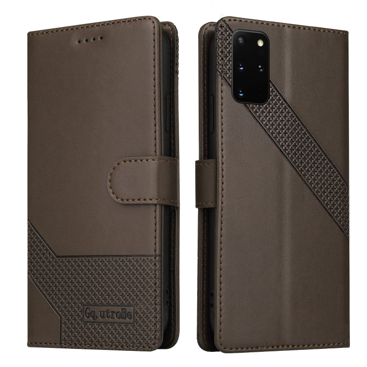 For Samsung Galaxy S20+ GQUTROBE Skin Feel Magnetic Leather Phone Case