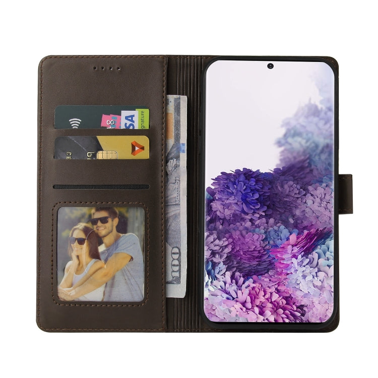 For Samsung Galaxy S20+ GQUTROBE Skin Feel Magnetic Leather Phone Case