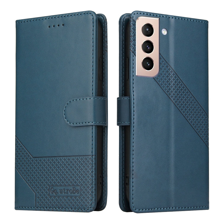 For Samsung Galaxy S21+ 5G GQUTROBE Skin Feel Magnetic Leather Phone Case