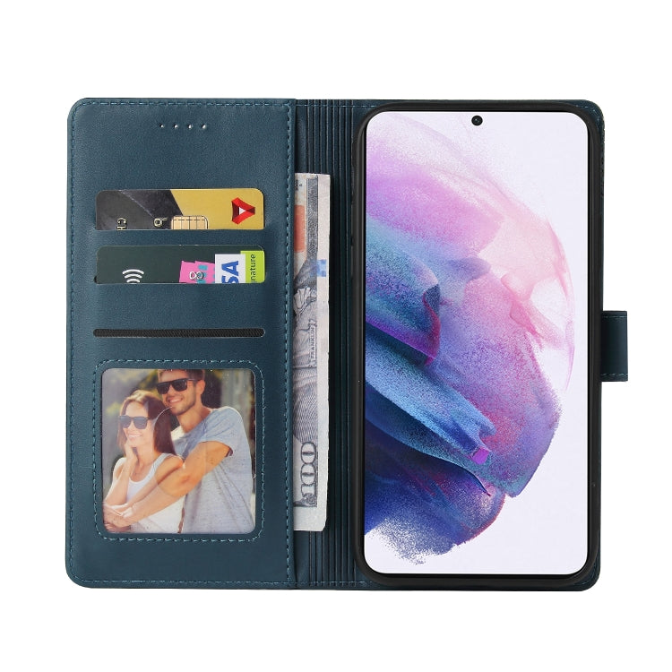 For Samsung Galaxy S21+ 5G GQUTROBE Skin Feel Magnetic Leather Phone Case