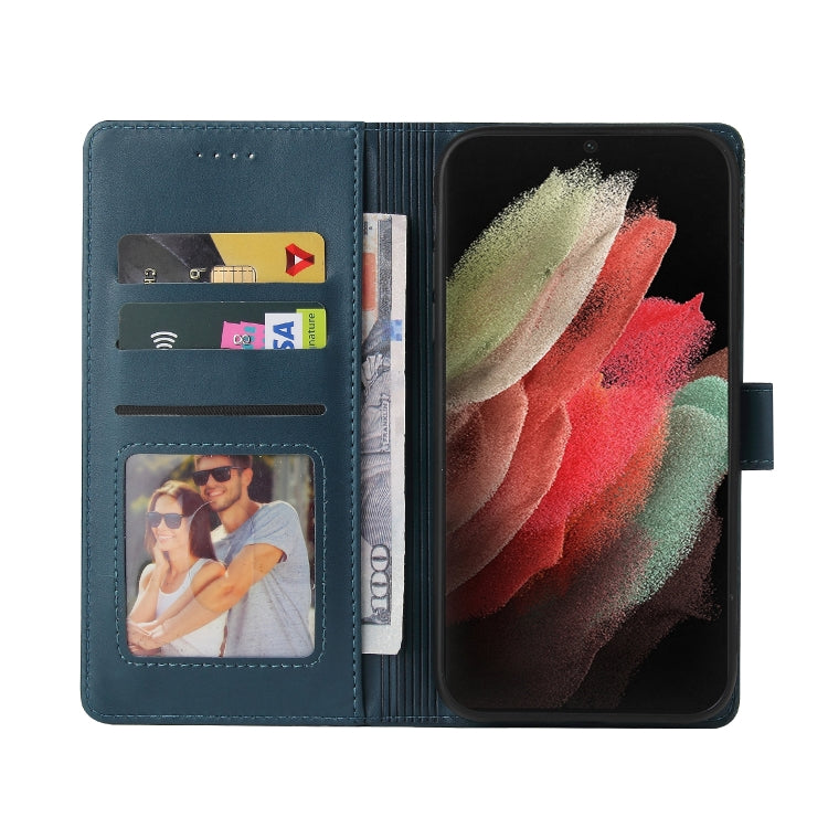 For Samsung Galaxy S21 Ultra 5G GQUTROBE Skin Feel Magnetic Leather Phone Case