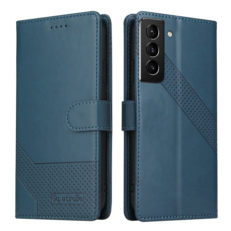 For Samsung Galaxy S22 5G GQUTROBE Skin Feel Magnetic Leather Phone Case