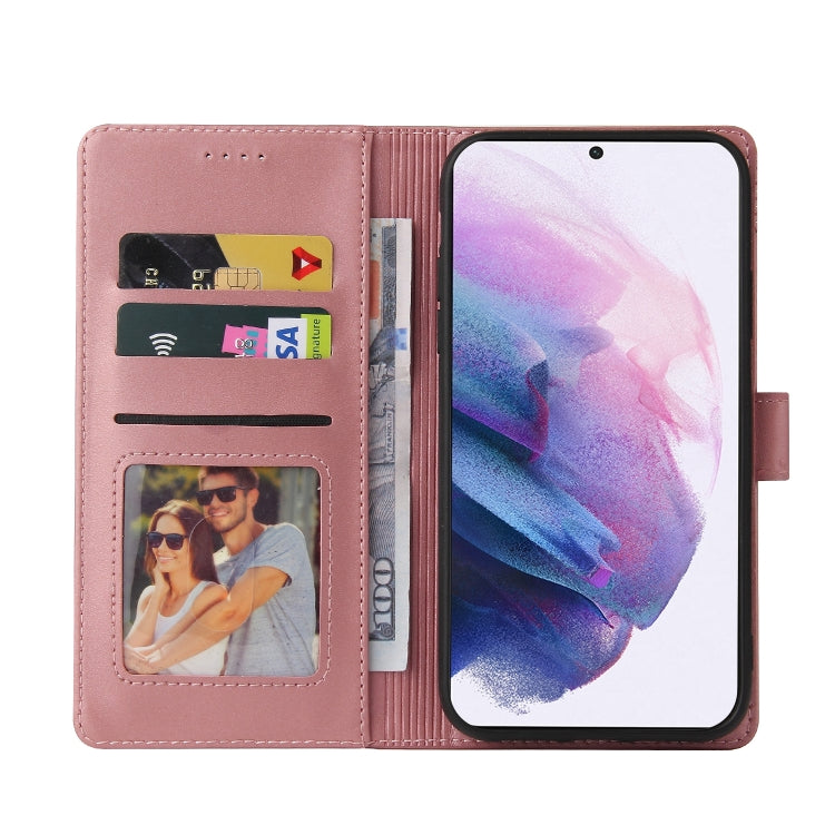 For Samsung Galaxy S22+ 5G GQUTROBE Skin Feel Magnetic Leather Phone Case