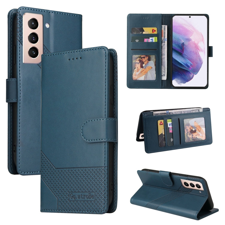 For Samsung Galaxy S22+ 5G GQUTROBE Skin Feel Magnetic Leather Phone Case