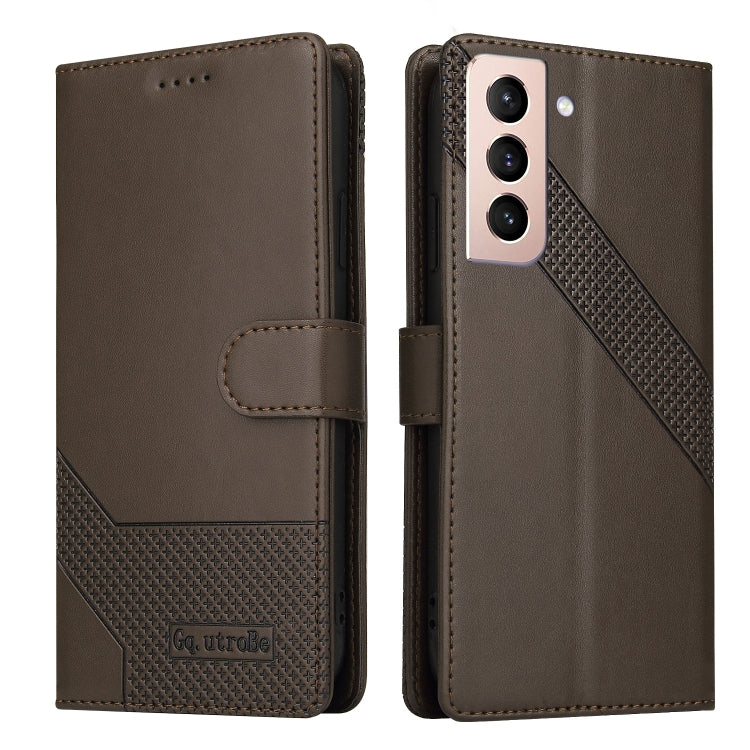 For Samsung Galaxy S22+ 5G GQUTROBE Skin Feel Magnetic Leather Phone Case