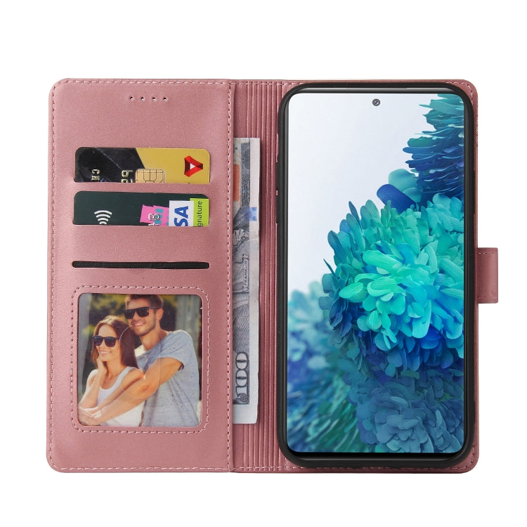 For Samsung Galaxy S20 FE GQUTROBE Skin Feel Magnetic Leather Phone Case