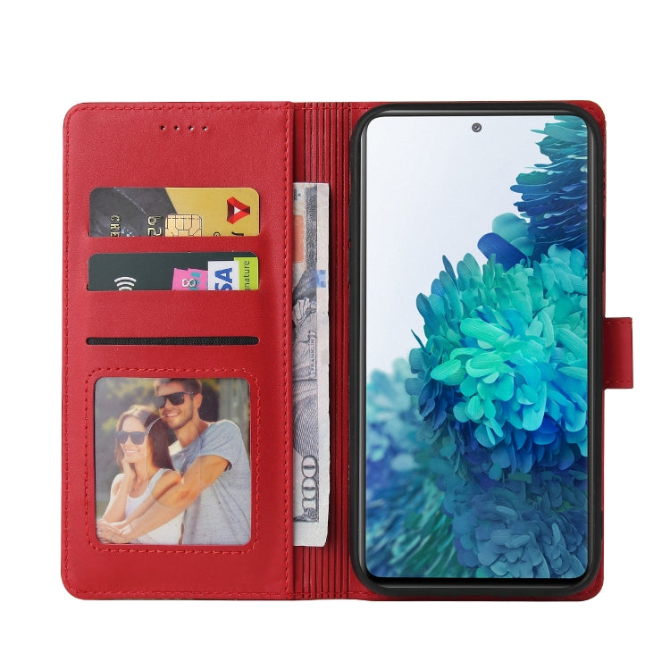 For Samsung Galaxy S20 FE GQUTROBE Skin Feel Magnetic Leather Phone Case