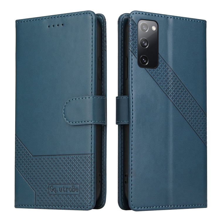For Samsung Galaxy S20 FE GQUTROBE Skin Feel Magnetic Leather Phone Case