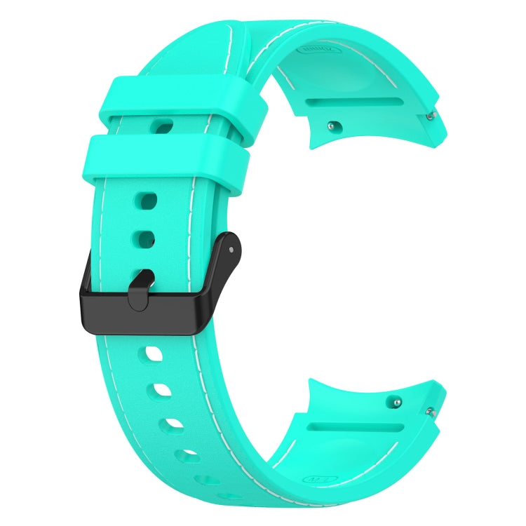 For Samsung Galaxy Watch5 / Watch5 Pro /  Watch4 Leather Texture Silicone Watch Band