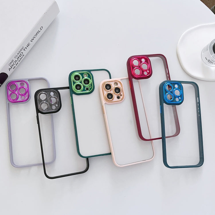 For iPhone 11 Pro Cat-eye Electroplating TPU + Acrylic Phone Case