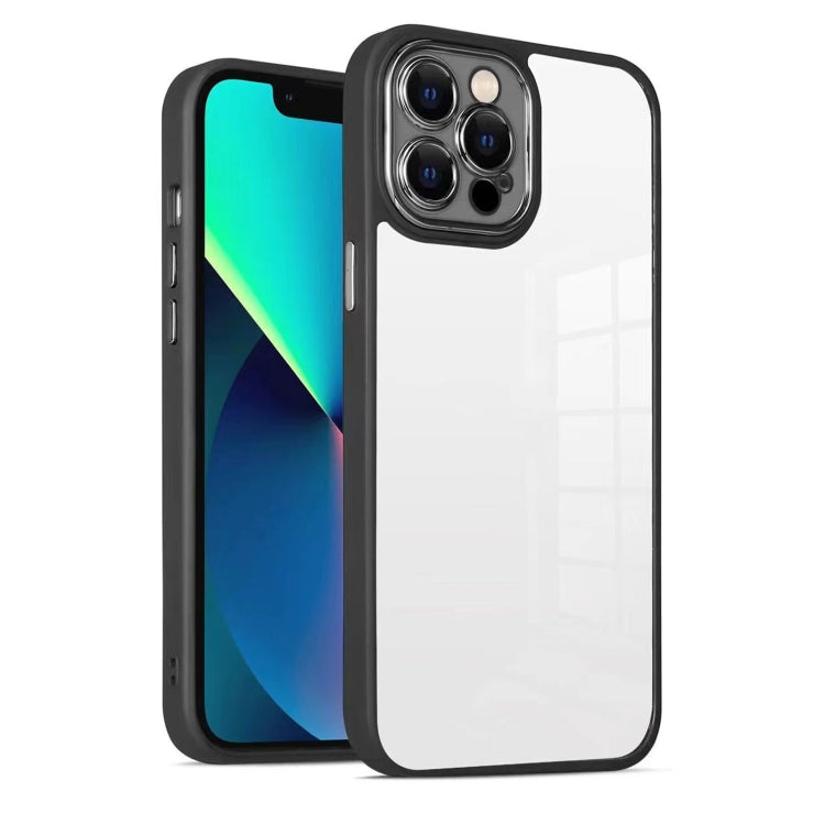 For iPhone 11 Pro Max Cat-eye Electroplating TPU + Acrylic Phone Case