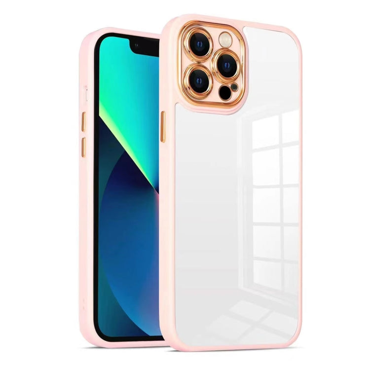 For iPhone 11 Pro Max Cat-eye Electroplating TPU + Acrylic Phone Case