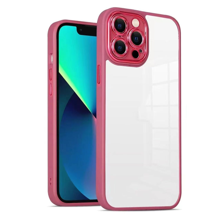 For iPhone 13 Pro Max Cat-eye Electroplating TPU + Acrylic Phone Case