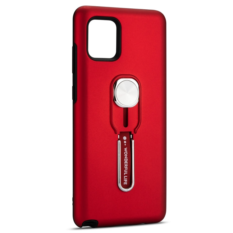 For Galaxy A81 / Note 10 Lite King Thunder God Silicone Mobile Phone Case with Ring Stand