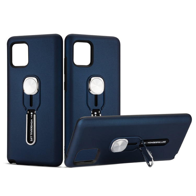 For Galaxy A81 / Note 10 Lite King Thunder God Silicone Mobile Phone Case with Ring Stand