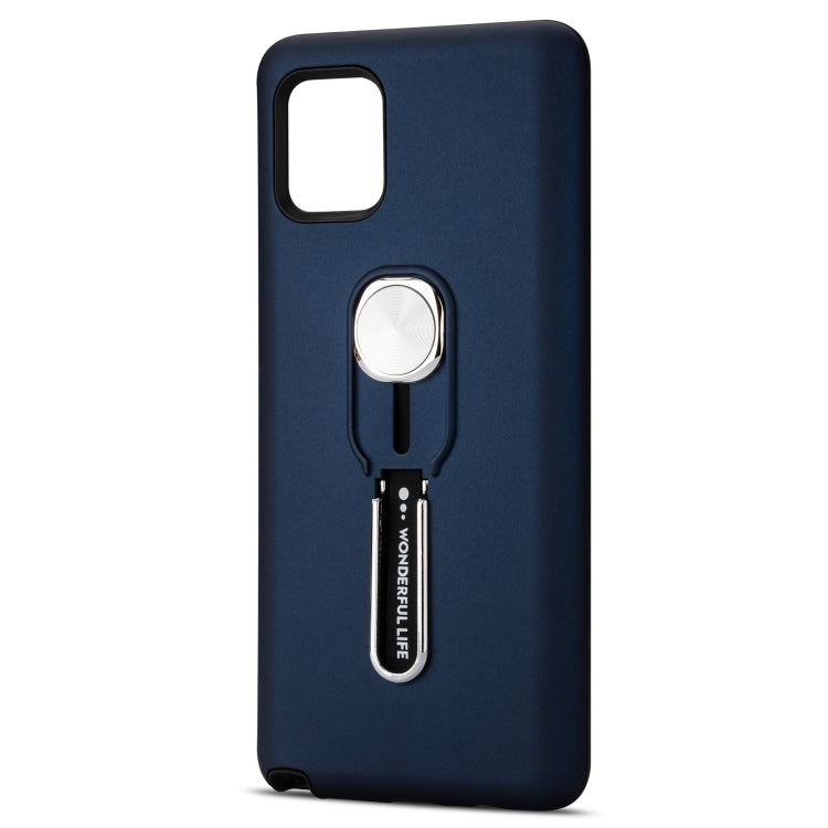 For Galaxy A81 / Note 10 Lite King Thunder God Silicone Mobile Phone Case with Ring Stand