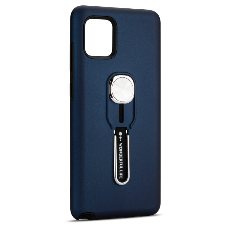 For Galaxy A81 / Note 10 Lite King Thunder God Silicone Mobile Phone Case with Ring Stand