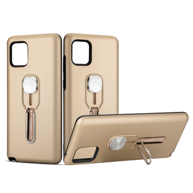 For Galaxy A81 / Note 10 Lite King Thunder God Silicone Mobile Phone Case with Ring Stand
