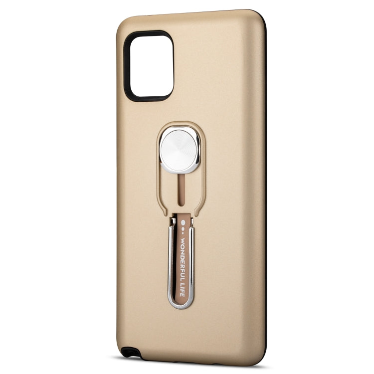 For Galaxy A81 / Note 10 Lite King Thunder God Silicone Mobile Phone Case with Ring Stand