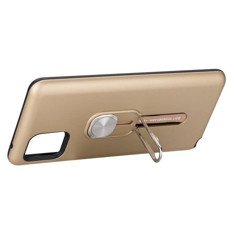 For Galaxy A81 / Note 10 Lite King Thunder God Silicone Mobile Phone Case with Ring Stand