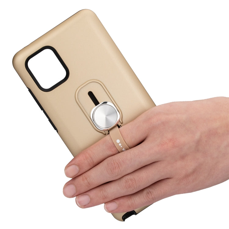 For Galaxy A81 / Note 10 Lite King Thunder God Silicone Mobile Phone Case with Ring Stand