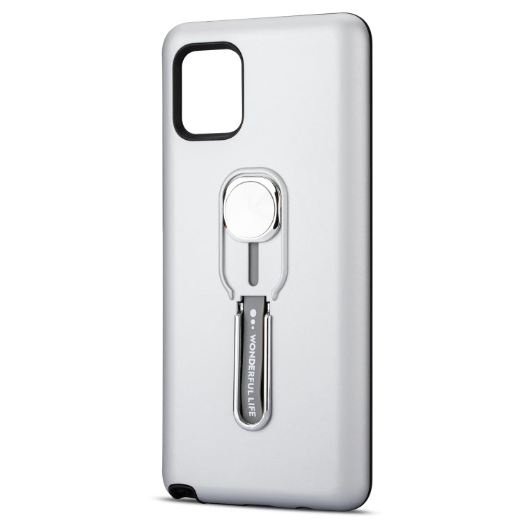 For Galaxy A81 / Note 10 Lite King Thunder God Silicone Mobile Phone Case with Ring Stand