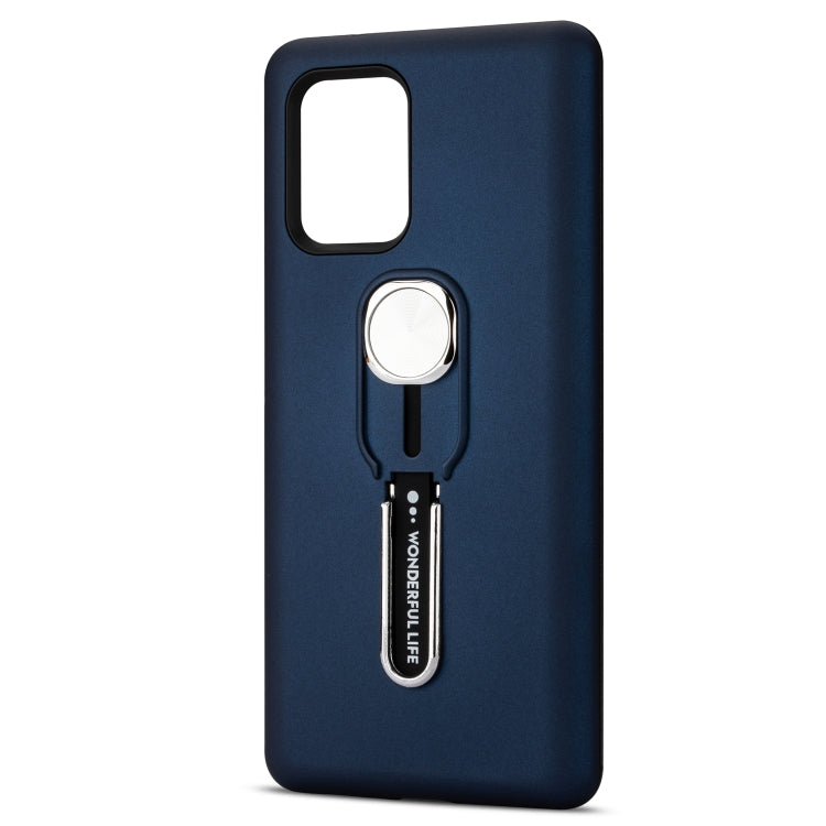 For Galaxy A91 / S10 Lite King Thunder God Silicone Mobile Phone Case with Ring Stand