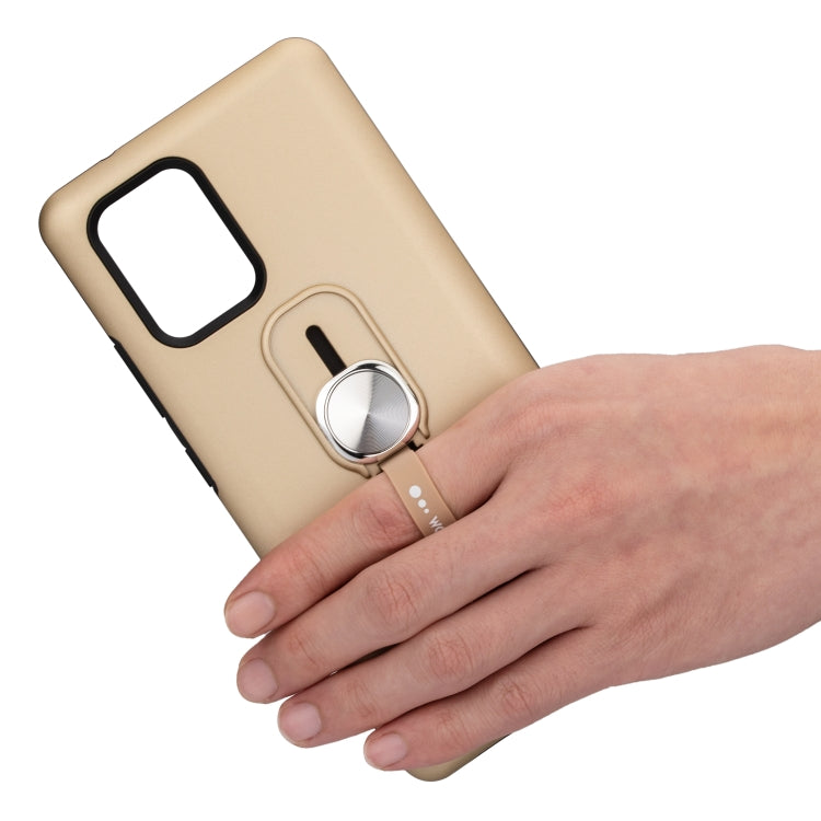 For Galaxy A91 / S10 Lite King Thunder God Silicone Mobile Phone Case with Ring Stand