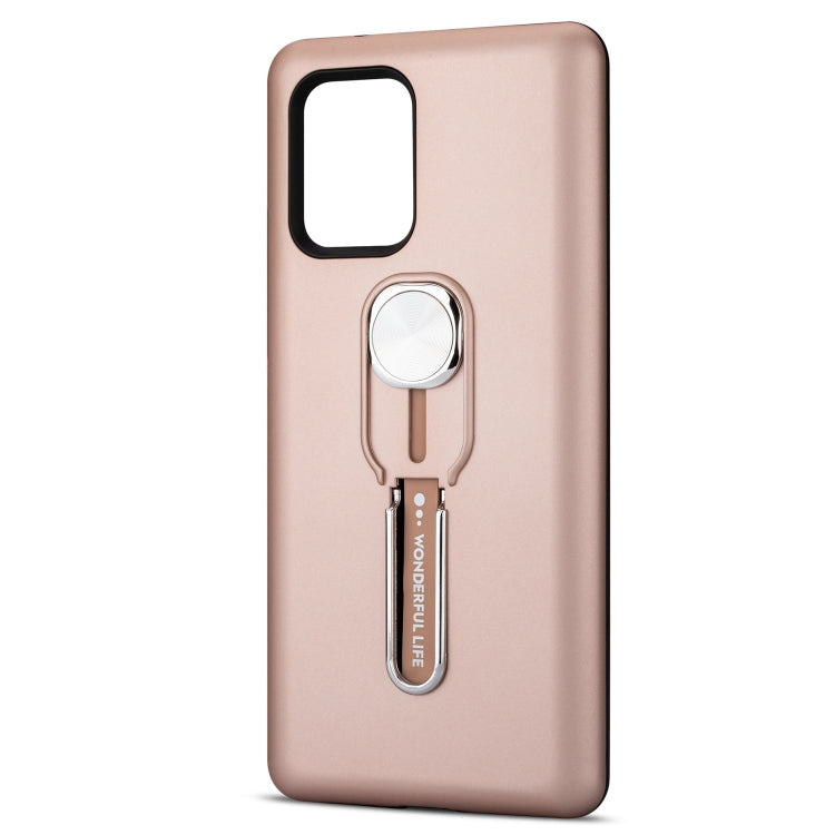 For Galaxy A91 / S10 Lite King Thunder God Silicone Mobile Phone Case with Ring Stand