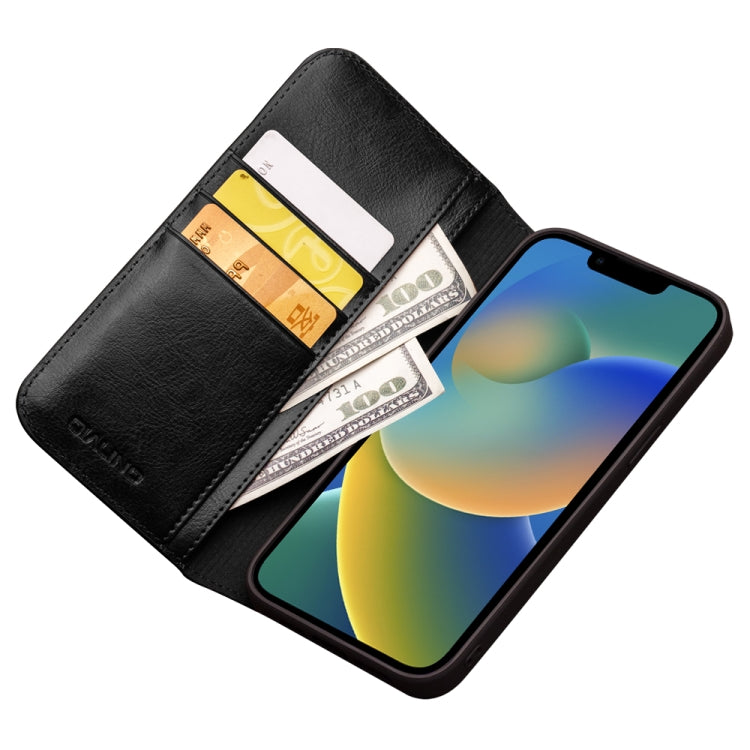 For iPhone 14 Plus QIALINO Horizontal Flip Leather Phone Case