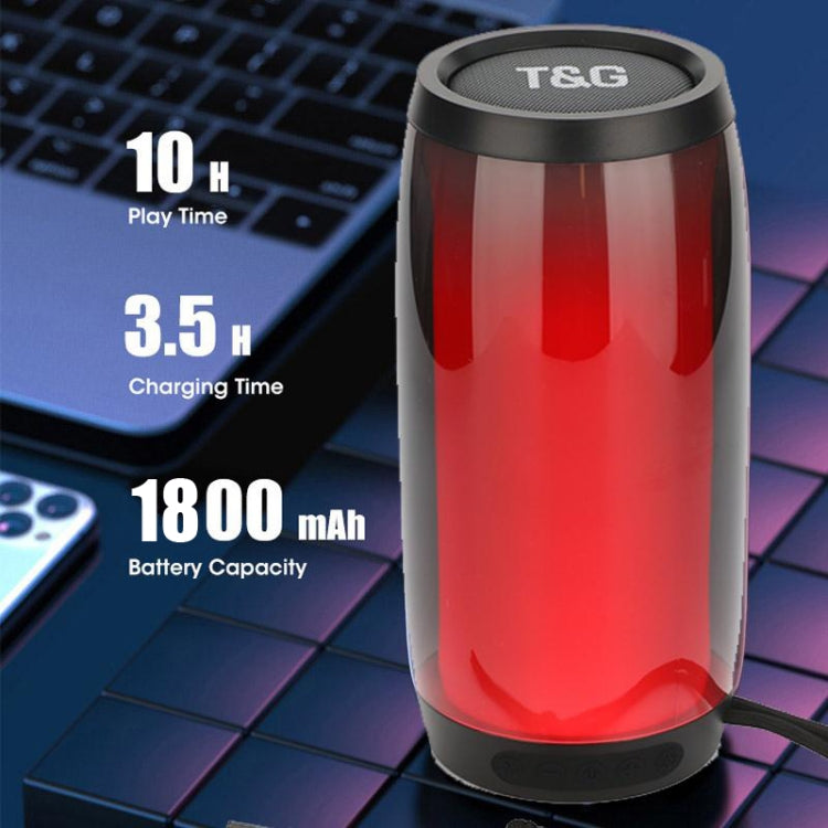 T&G TG335 1800mAh Portable Color LED Wireless Bluetooth Speaker