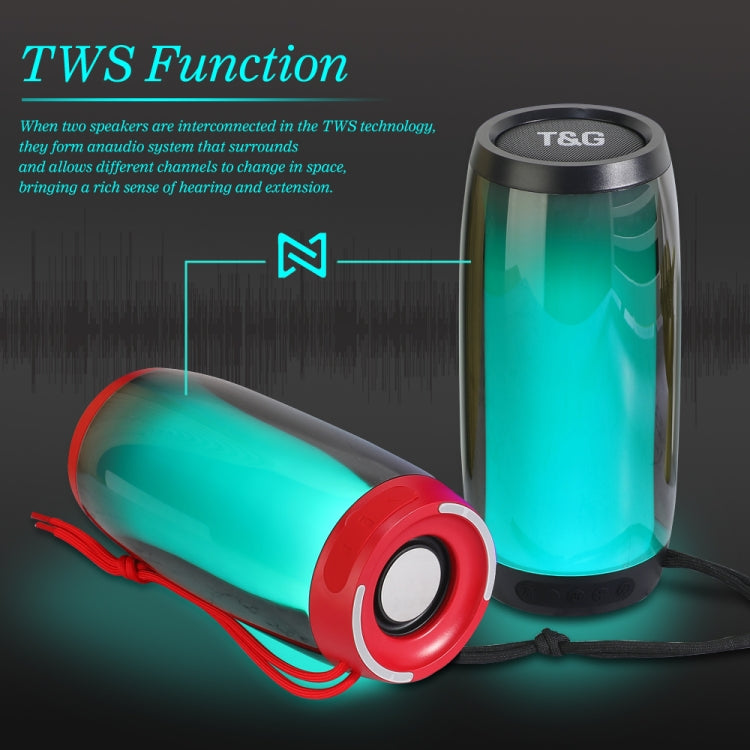 T&G TG335 1800mAh Portable Color LED Wireless Bluetooth Speaker