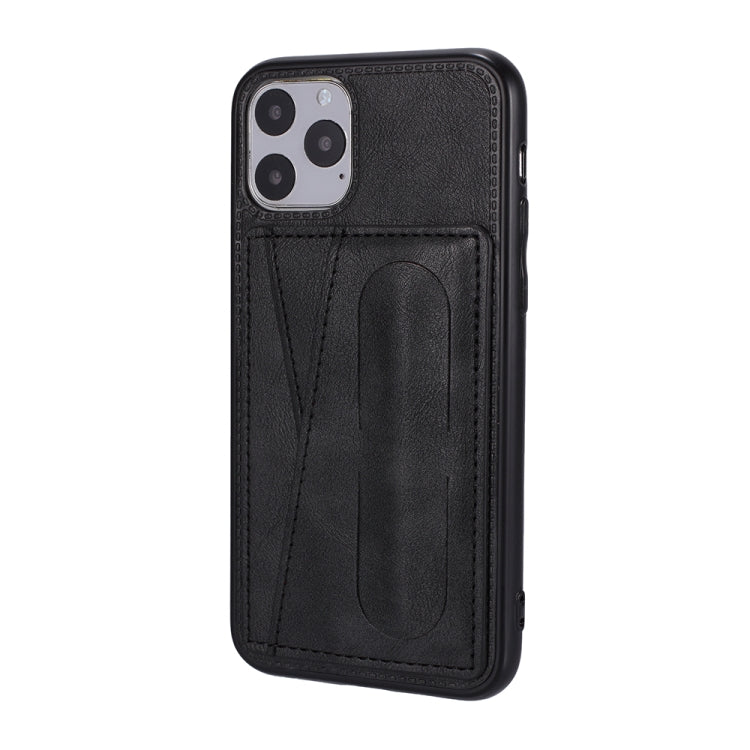 For iPhone 11 Pro PU Leather Card Slot Phone Case