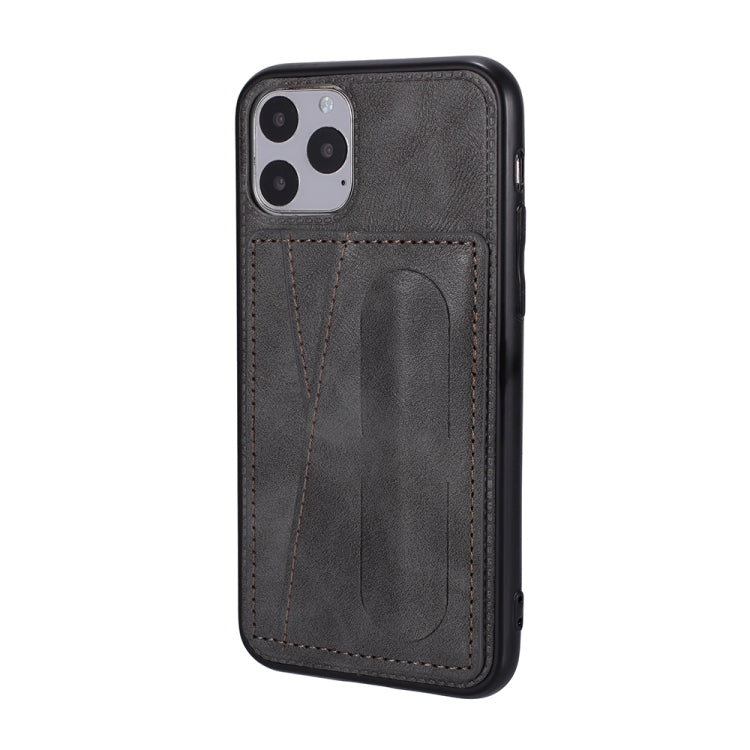 For iPhone 11 Pro Max PU Leather Card Slot Phone Case
