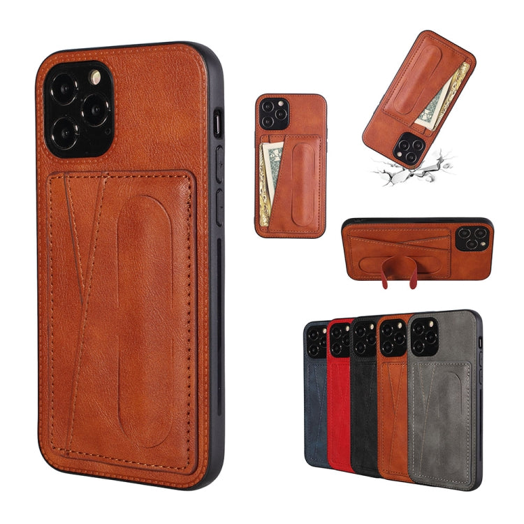 For iPhone 13 Pro Max PU Leather Card Slot Phone Case