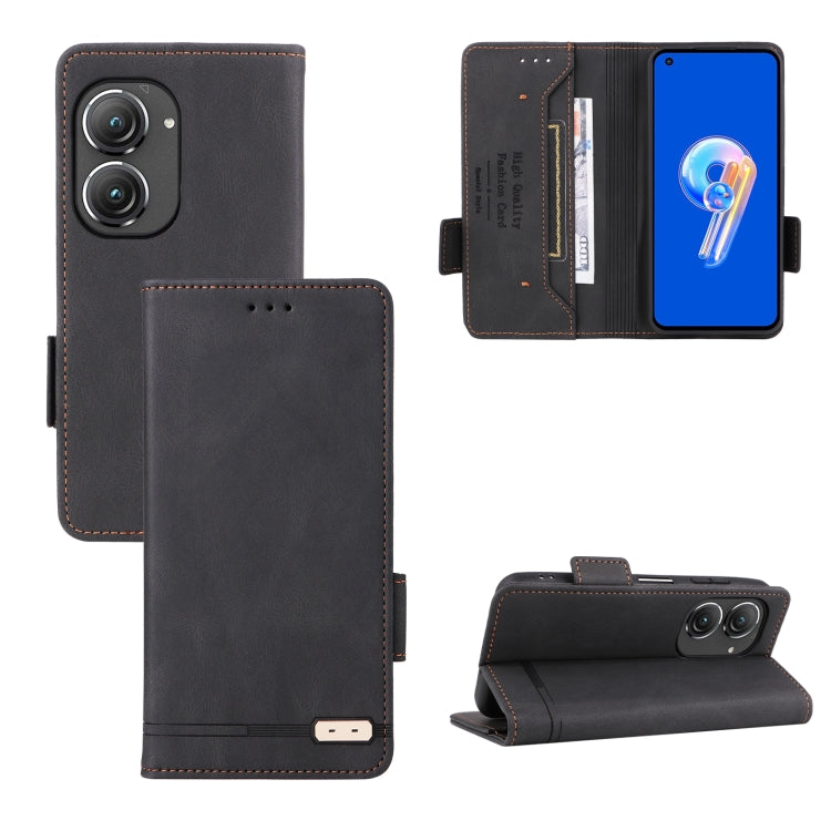 For Asus Zenfone 9 Magnetic Clasp Flip Leather Phone Case