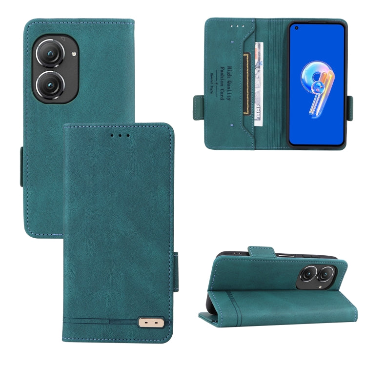For Asus Zenfone 9 Magnetic Clasp Flip Leather Phone Case